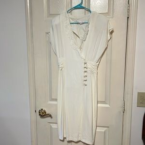 Cream dress size 9-10 Maggie brand